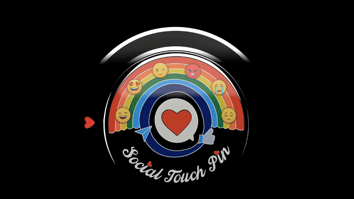 new social connection social touch pin